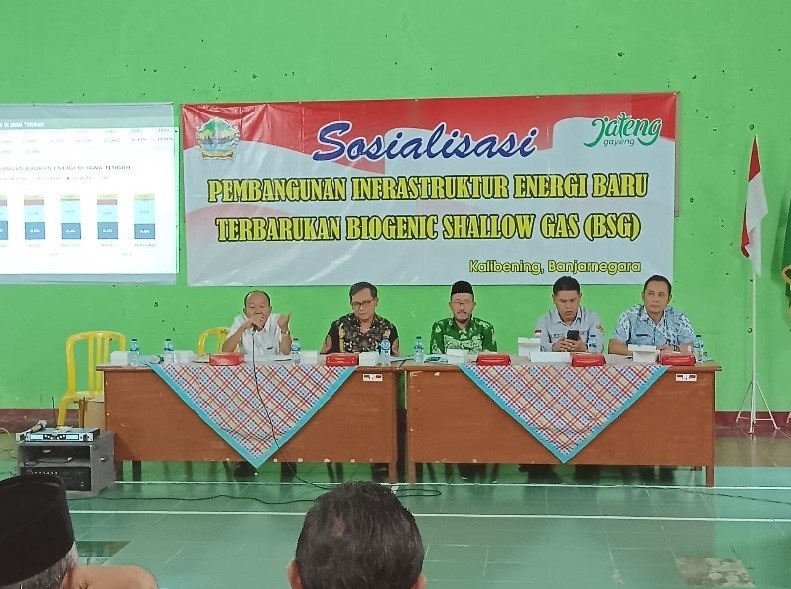 SOSIALISASI PEMBANGUNAN INFRASTRUKTUR EBT BIOGENIC SHALOOW GAS (BSG)