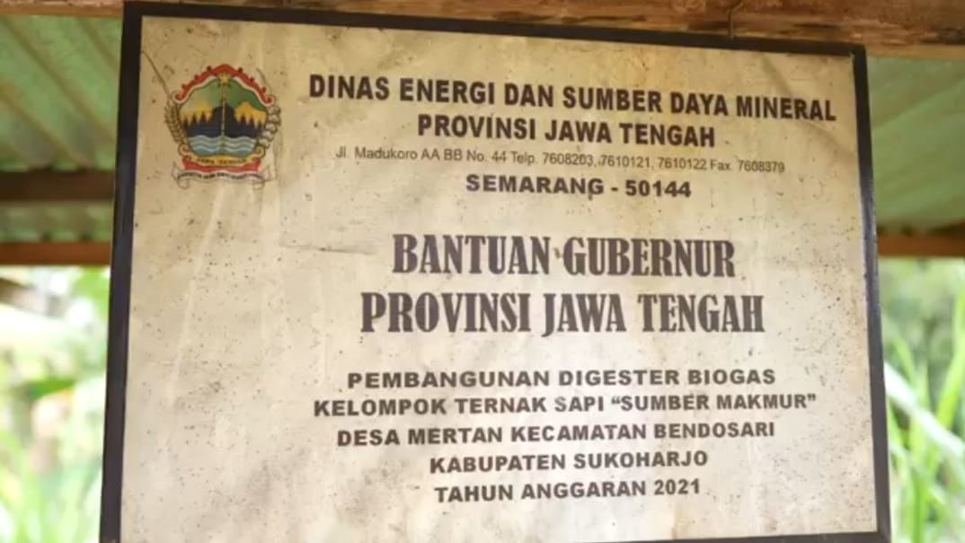 Salurkan 270 Digester Biogas, Pemprov Jateng Dorong Desa Mandiri Energi