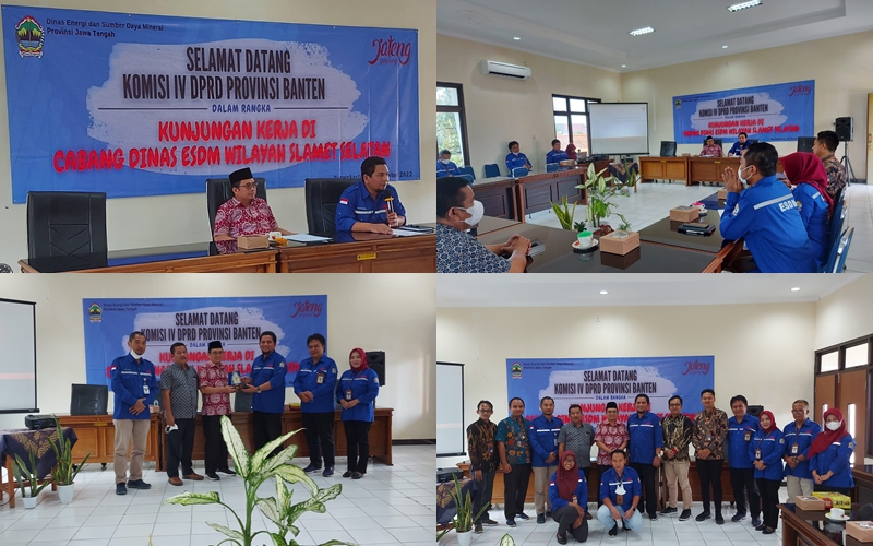 Kunjungan Kerja Komisi IV DPRD Banten ke Cabang Dinas ESDM Wilayah Slamet Selatan